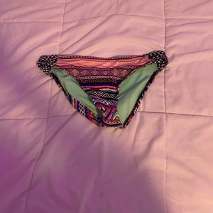 colorful patterned  bikini bottom